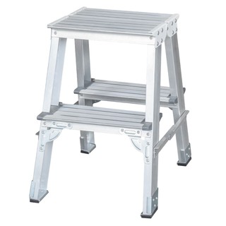 ALUMINUM LADDER SANKI SUPER HEAVY 2-STEP บันไดอะลูมิเนียม 2 ขั้น SANKI SUPER HEAVY บันไดทรงA บันได เครื่องมือช่างและฮาร์