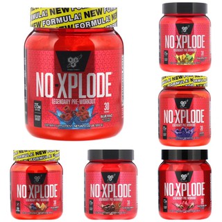 🇺🇸สินค้าของแท้💯จากUSA🇺🇸 BSN,N.O.-Xplode, Legendary Pre-Workout, Fruit Punch, 1.2 lbs (546 g)