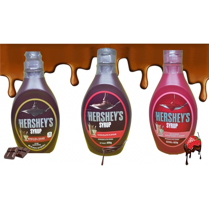 ช็อกโกแลตไซรัป ตราเฮอร์ชี่ส์ Hershey's 650g