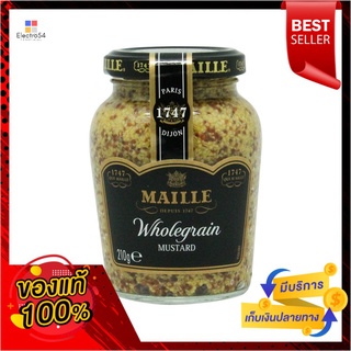 มายด์ โฮลเกรนมัสตาร์ด 210 กรัม									MAILLE WHOLEGRAIN MUSTARD 210 G