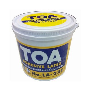 กาวลาเท็กซ์แบบทั่วไป TOA 1.8 กก. สีขาว เนื้อกาวติดแน่น