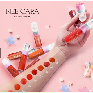 ⚡FLASH SALE⚡♡พร้อมส่ง์ Nee Cara Juicy Lip Gloss Unicorn Collection N666