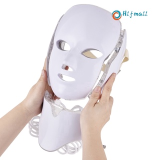 hlfall เครื่องบํารุงผิวหน้าไฟ led 7 สี