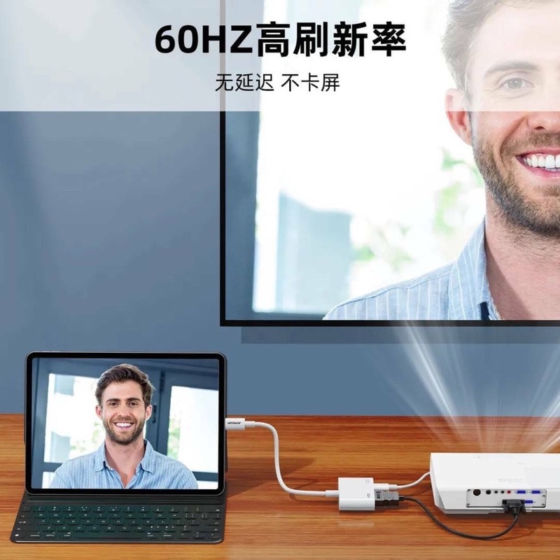 JOYROOM S-H141 Lightning To HDMI-compatible1080P Digital AV Adapte iPhone iPad ไปยังทีวี