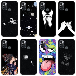 เคสสำหรับ Tecno Spark 7 Case Silicone Back Cover Soft Casing Tecno Spark7 Cartoon TPU เคส