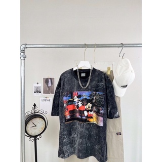 เสื้อยืดผ้าฟอก ป้ายAll lN Oversize งานผ้า Cotton 100% ชาย-หญิง