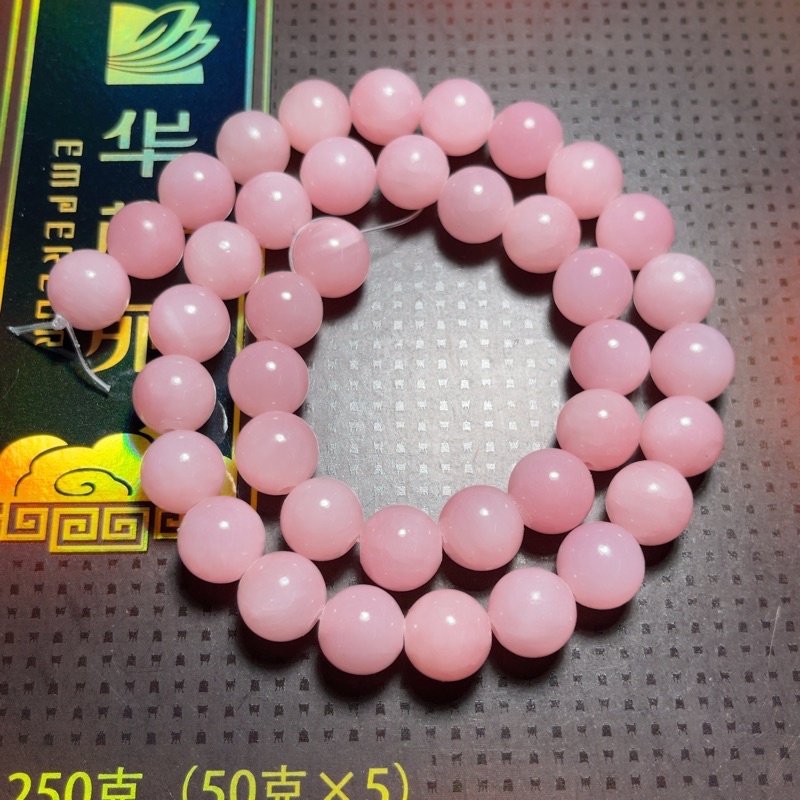 🌹โรสควอตซ์🌹 เนื้อขุ่น หวานน่ารักมาก 8/10 มิล หินแห่งความรัก หินมงคล หินนำโชค หินสี แฟชั่น เครื่องประดับ