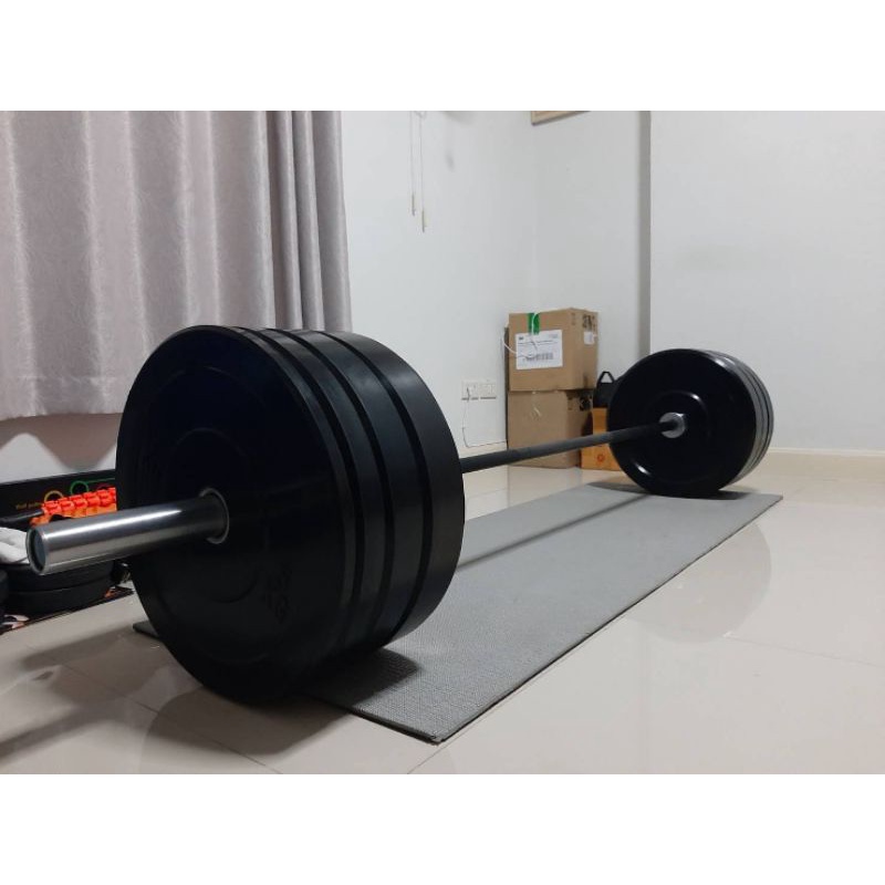 ชุด Olympics Bar และ Bumper Plates (5,10,15,20 kg)