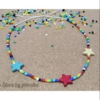 🚩👄🐚🐚 สร้อยคอ​ Choker ข้อมือ​ ข้อเท้า​ แฟชั่น​ สุดชิึค​ รับ​ Summer🌻 👄💋🌴 no 033