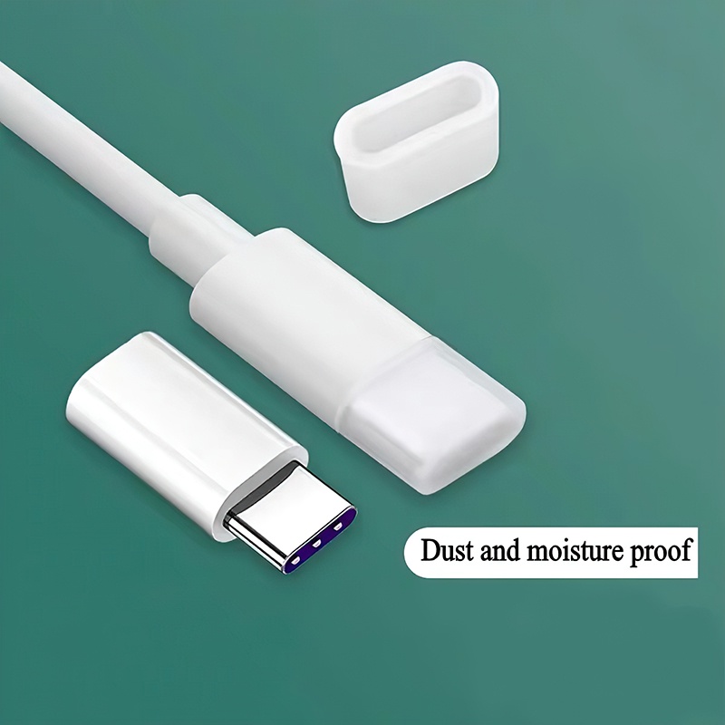 3 ชิ้น สําหรับ Micro USB/IOS/Type C/USB สายเคเบิลข้อมูล ปลั๊ก กันฝุ่น ซิลิโคน ฝาครอบ / ป้องกันฝุ่น สายเคเบิล อะแดปเตอร์ ปลั๊ก ฝาครอบป้องกัน ราคา ถูกที่สุด ดีลบีเคเค แกลเลอรีภาพที่ 7