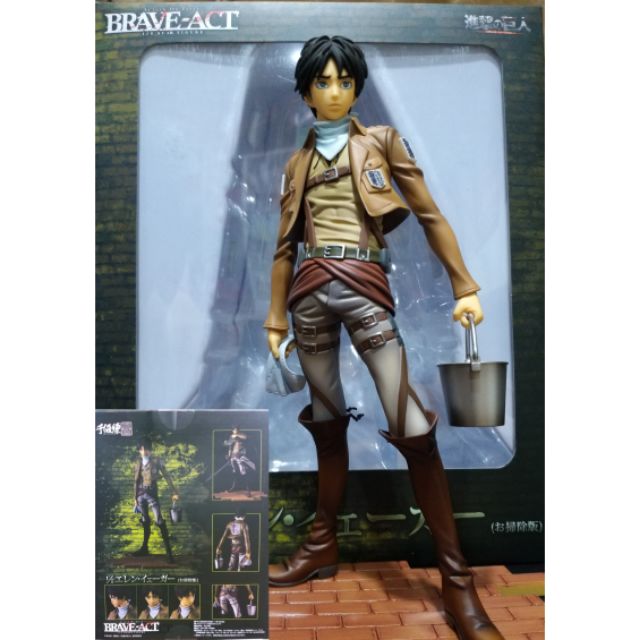 Attack on Titan BRAVE-ACT SERIES IV Eren Yeager(Cleaning Edition) 1/8 By Sentinel[มือ2][ตำหนิดูภาพปร