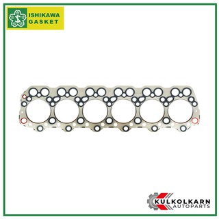 ISHIKAWA ปะเก็นฝาเหล็ก MITSUBISHI Kobelco K907, SK200 เครื่อง 6D31-T (IS-081541)