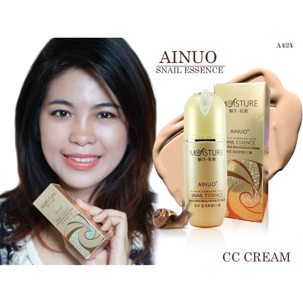 Ainuo Snail essence moisturize beauteous CC cream