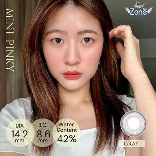 Angel Zone คอนแทคเลนส์สีสวย Savika สีเทา/น้ำตาล