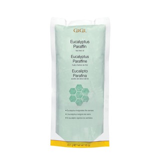 ของแท้! GiGi Eucalyptus with Tea Tree Oil Paraffin ยูคาลิปตัสพาราฟิน - 16 oz