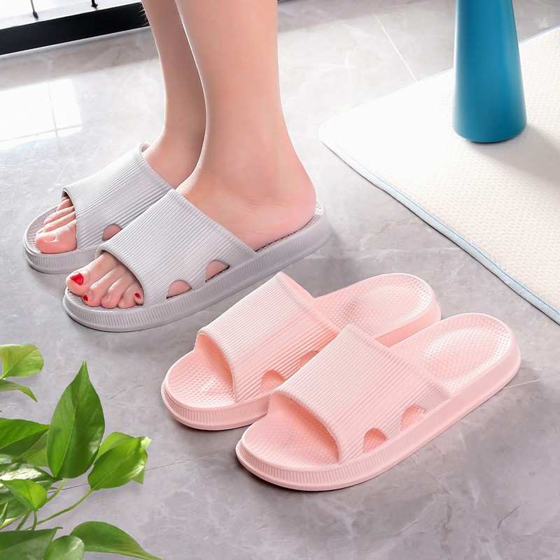 พร้อมส่งไซส์ใหญ่‼️ รองเท้าแตะมินิมอลส้นหนา ใส่ได้ทั้งผู้ชายผู้หญิง มี2สี กันน้ำกันลื้น - รูปที่ 5