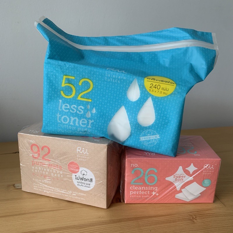 Rii สำลีเช็ดหน้าทำความสะอาด