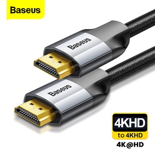 Baseus สายเคเบิล HDMI 4KHD เป็น 4K HD สําหรับ Xiao Mi Box Audio Cable สําหรับ TV Switch Projector PS4/3 Splitter Cord