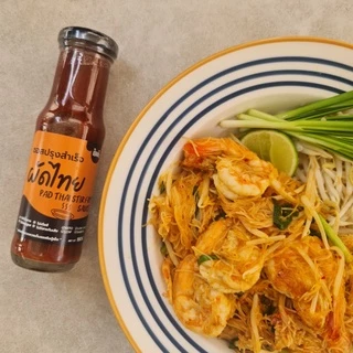 ซอสผัดไทย 0%Sugar Pad Thai Stir Fried Sauce ไม่มีน้ำตาล ไม่มีผงชูรส กินดีคีโต ใจดีแฟคตอรี่