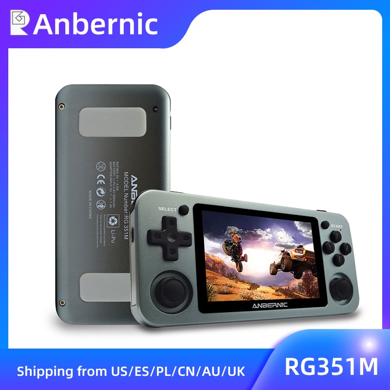 ANBERNIC RG351M New Version Wifi PS1 Retro GAME 2400 GAMES 64G Games ...