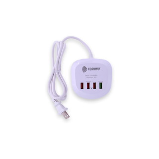 โปรโมชั่น : Toshino ปลั๊ก USB 4 ช่อง สาย 1.2 เมตร รุ่น TS-4USB
