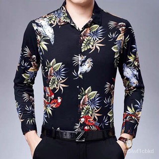 New mens shirt ถูกคุณภาพดี ! เสื้อเชิ้ตเกาหลีชาย ลายสุดฮิต ถูกสุดใน เสื้อเชิ้ต ปกเชิ้ตเสื้อผ้าแฟชั่นชายหาดเสื้อชายห 6KM