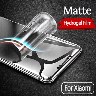 ฟิล์มไฮโดรเจล TPU เนื้อแมตต์ สําหรับ Xiaomi Mi 11 Ultra 10T Lite Screen Protector For Xiomi Note 10 Lite Light CC9 Pro Film Not Glass