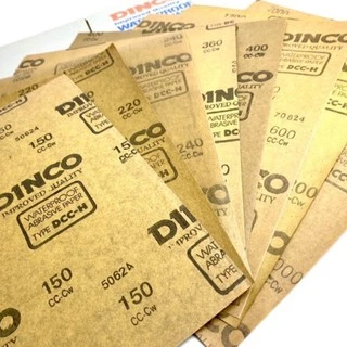 กระดาษทรายน้ำ DINCO กระดาษทราย กระดาษทรายขัดเหล็ก ขัดสีโป๊ว