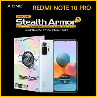 ฟิล์มกันรอยหน้าจอ แบบใส เนื้อแมตต์ สําหรับ Redmi Note 10 5G Note 10S Note 10 Note 10 Pro X-One Stealth Armor 3