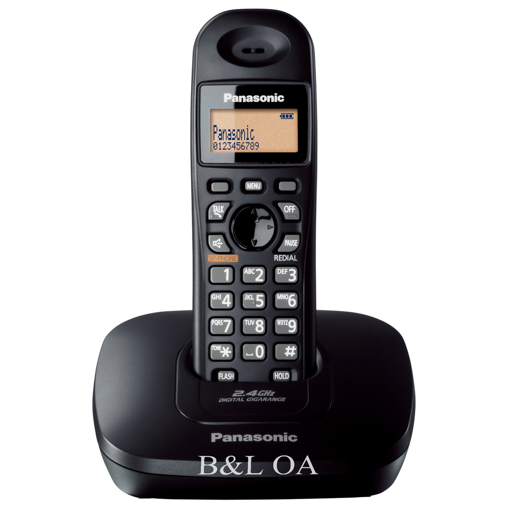 Panasonic Cordless Phone 2.4 GHz. Caller ID โทรศัพท์ไร้สายพานาโซนิค KX