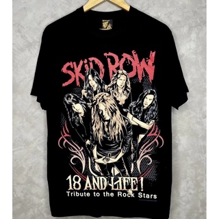 เสื้อวง วินเทจ แขนสั้น มือหนึ่ง แท้ Skid Row 👩‍🎤