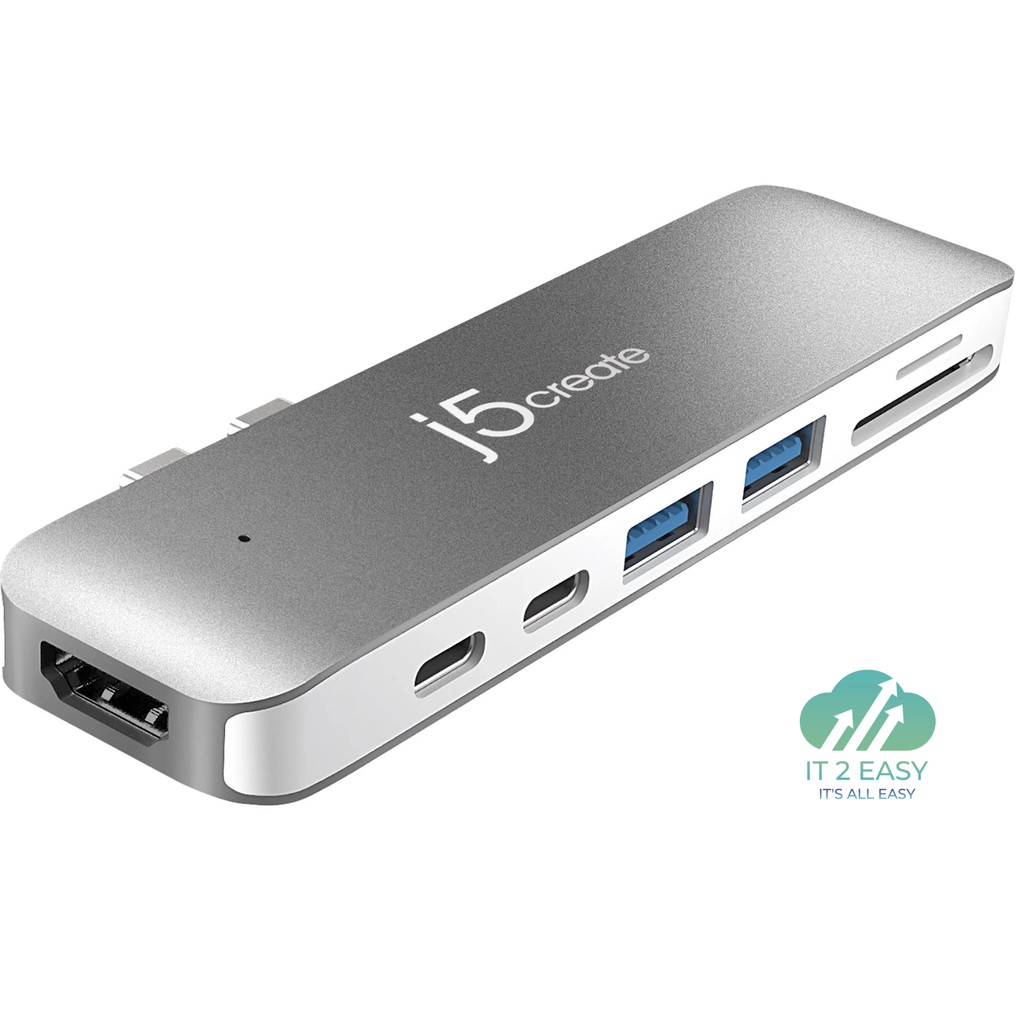 ส่งฟรี J5CREATE ULTRA DRIVE DOCK THUNDERBOLT3 USB TYPE-C MINI DOCK FOR MACBOOK USB-C Adapter