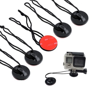 5PCS/Lot GoPro Safety Insurance Tether Straps with 3M Sticker Adhesive Buckle