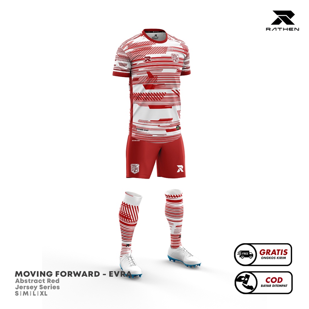 Merah Rathen - เสื้อแข่ง MOVING FORWARD EVRA สีแดง