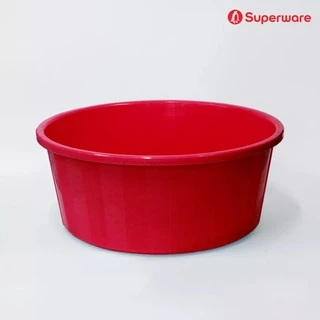 Srithai Superware กะละมังพลาสติก กะละมังซักผ้า ทรงกลม 1 ใบ ขนาด 50 ซม. ปริมาตร 26 ลิตร รุ่น M-86