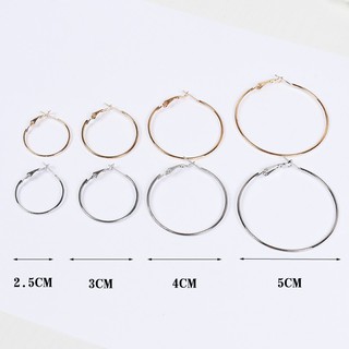 DIY hand-made materials diy hand-made gold white K ear hoop earrings accessories ear studs material minimalist European and American style metal ear clips ear plugs