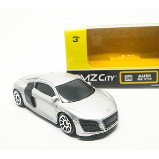 RMZ City Audi R8 V10 - Silver Color /scale 1/64 (3 inches) in Box