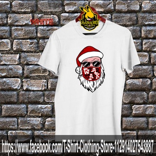 เสื้อยืด TREND SANTA CLOUS MASK CHRISMAS UNISEX MEN AND WOMEN TSHIRT