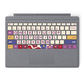 Fashion Colorful Sticker for Surface Pro 7 6 5 4 X LTE Keyboard Skin Tablet PC Keyboard Microsoft Pro X Keyboard