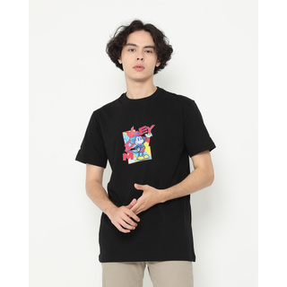 เสื้อยืดใหม่Disney | (Erigo)MenS Pop Up Mickey Black T-Shirt BLJVขนาดเต็มS-3XL