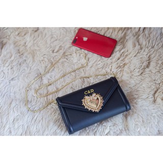 กระเป๋าสตางค์ สะพายได้ C&amp;D รุ่น Darla Small Crossbody With Cluth Ladies กระเป๋าเงินใบยาว