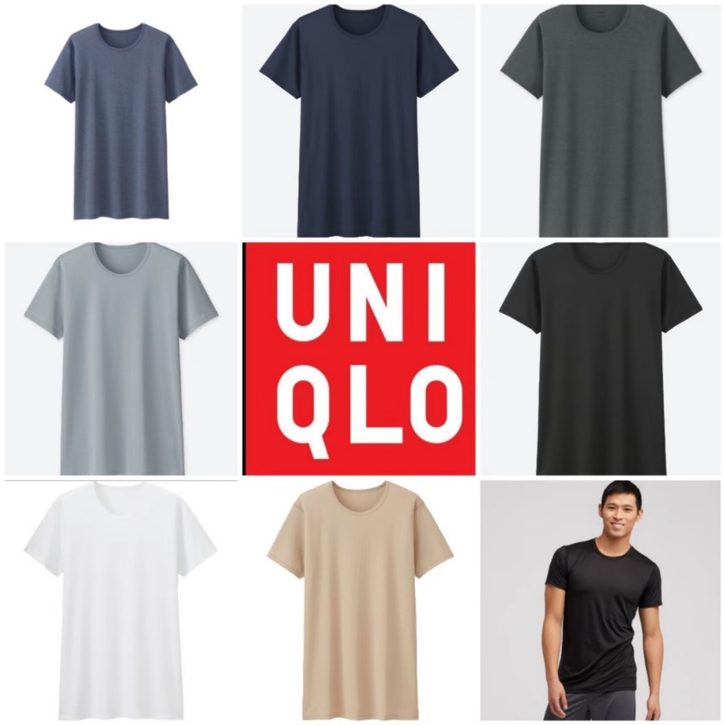 Uniqlo​ AIRism​ เสื้อยืด​ แขนสั้น​ มือสอง