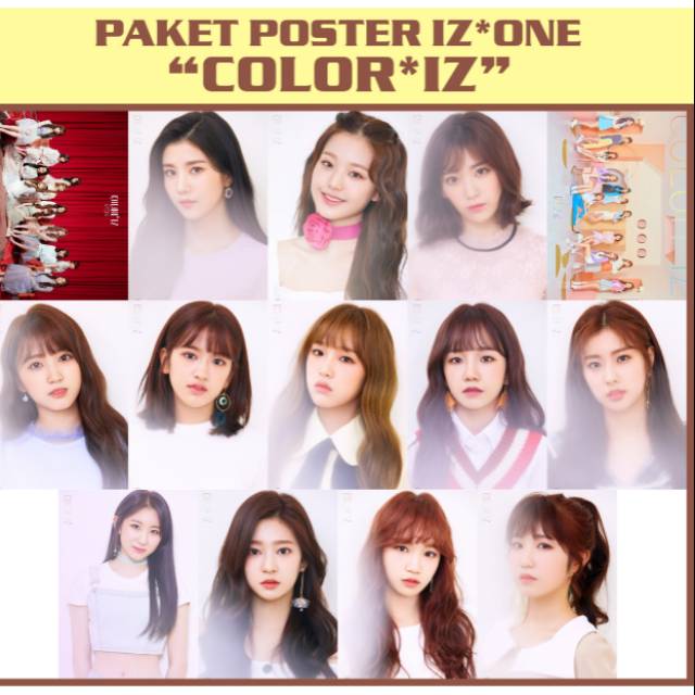 ชุดโปสเตอร์ IZ*ONE COLOR*IZ