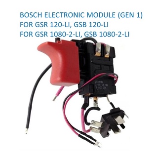 Bosch GSR 120-LI โมดูลอิเล็กทรอนิก GSB 120-LI GSR 1080-2-LI 2609125169 (ผู้ชาย 1)