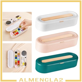 [Almencla2] ชุดกล่องอุปกรณ์เย็บผ้า ด้าย 16 สี