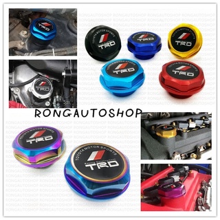 ฝาน้ำมันเครื่อง TRD สำหรับ TOYODA ไดร์สี ฝาถังน้ำมันเครื่อง ฝาปิดน้ำมันเครื่อง งานดี งานสวย แข็งแรง