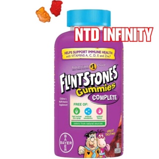 นำเข้า🇺🇸(Exp06/24) Flintstones Gummies Kids Vitamins Multivitamin 180 เม็ด วิตามินรวมเด็กVitamins A B6 B12 C E Zinc&amp;More