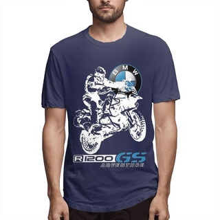 SUPERDRY GILDAN 【Xs-3Xl】เสื้อยืดพิมพ์ลายโลโก้ Bmw R 1200 Gs สําหรับผู้ชาย