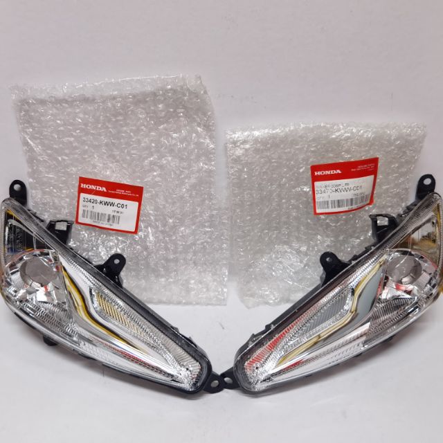 ️HONDA WAVE DASH F. I DASH125 โคมไฟ SIGNAL FRONT (1SET) 100% 33400-KWW-C013 33450-KWW-C013