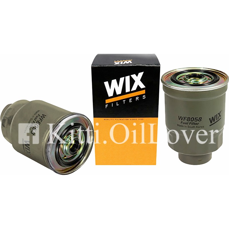 Wix Fuel filter ไส้กรองเชื้อเพลิงดีเซล WF8058 8058 Isuzu อีซูซุ 4JB1-T Mitsubishi L200 4D55 4F56 Hyundai H100 2.5D K2700